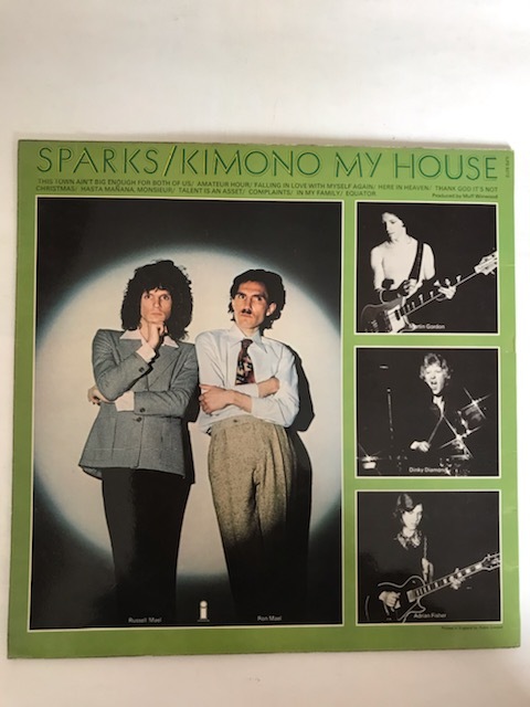 ■UKオリジ■SPARKS-スパークス/KIMONO MY HOUSE 1974年 英ISLAND 初回マト2U/1U コーテイングジャケ！の画像5
