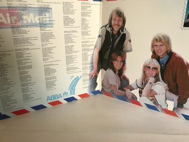 # rare UKo Rige #ABBA-aba/THE ALBUM 1977 year britain EPIC see opening jacket with HYPE sticker!