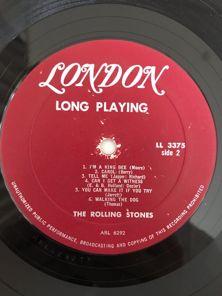 ■USオリジ■THE ROLLING STONES / ENGLAND'S NEWEST HIT MAKERS 1964年 米LONDON LL 3375 MONO！_画像3