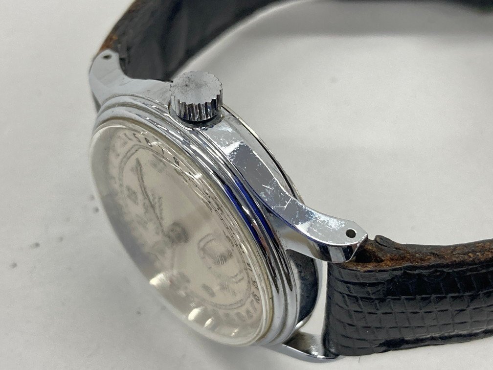 ORIS オリス 腕時計 ポインターデイト スモールセコンド 白文字盤 6651【CCBD1021】の画像9