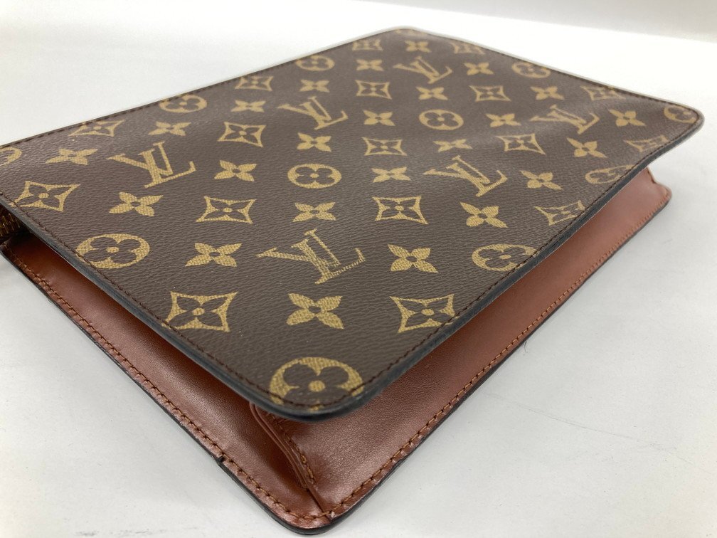 LOUIS VUITTON ルイヴィトン セカンドバッグ モノグラム ポシェットオム M51795/SL0956【CDAA7034】_画像3