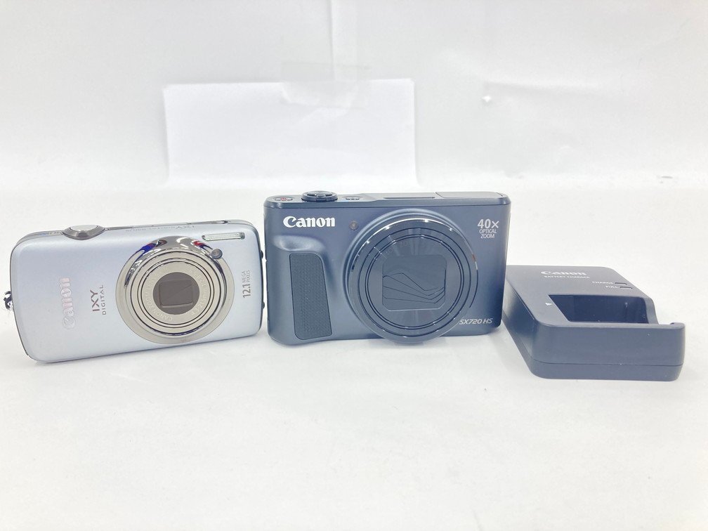 Canon　キヤノン　コンデジ　2点おまとめ　PowerShot SX720 HS　IXY DIGITAL 930 IS　通電未確認【CDAD3044】_画像1