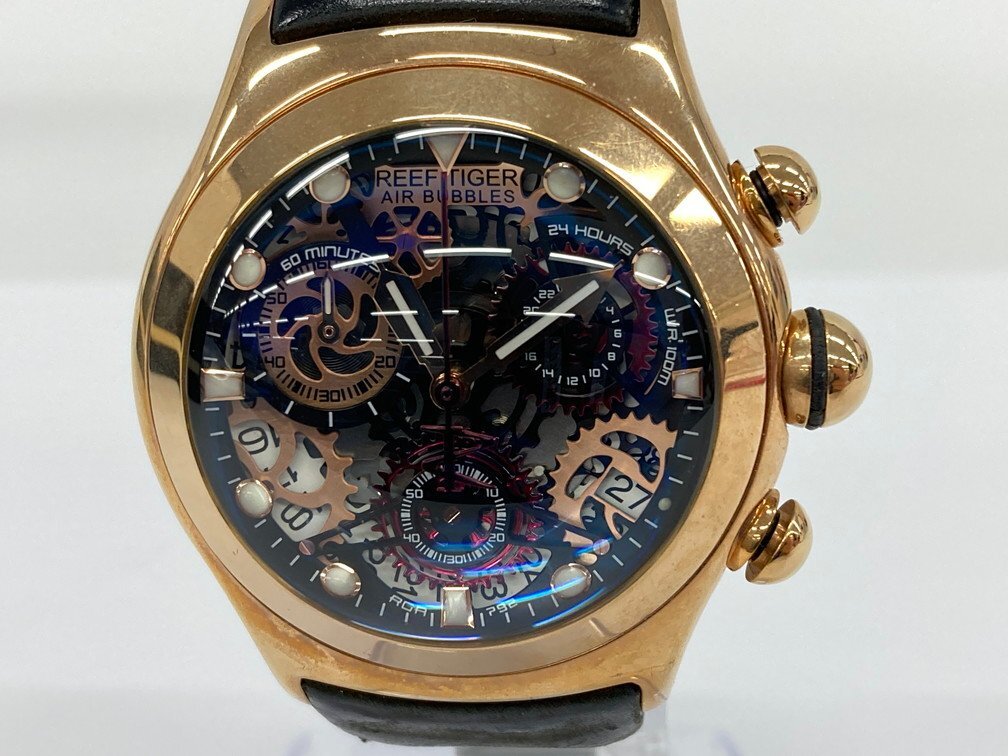 REEF TIGER リーフタイガー 腕時計 RGA-702 不動品 箱・付属品付き【CDAE7033】の画像1