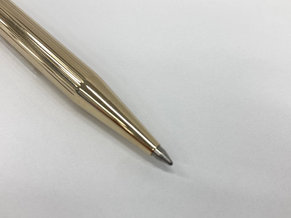 SHEAFFER シェーファー ボールペン TARGA 1005 GOLD ELECTROPLATED ケース付き【CDAE7072】_画像3