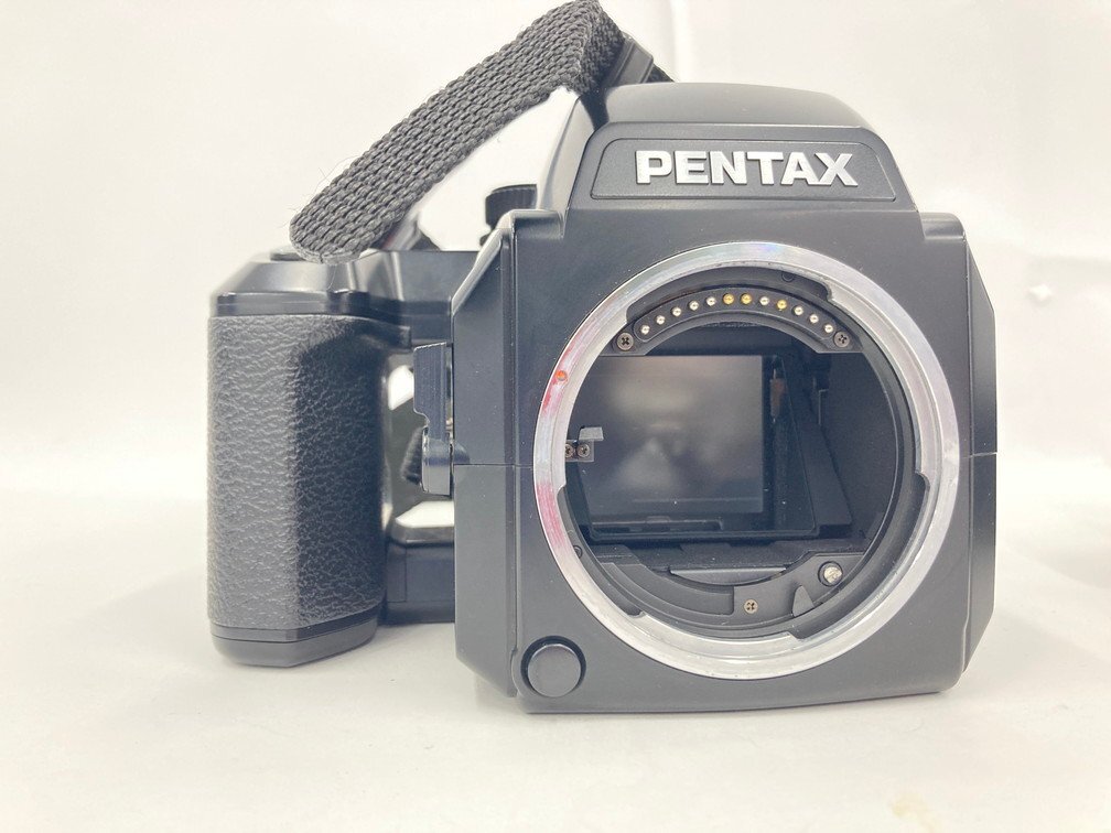 PENTAX ペンタックス 645N 1:2.8 75mm / 1:2.8 45mm 中判カメラ レンズ フード付き【CDAF3047】_画像2