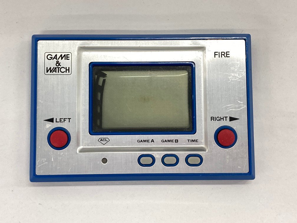 Nintendo 任天堂 GAME ＆ WATCH ゲームウォッチ FIRE ファイアー RC-04【CDAI8059】の画像1