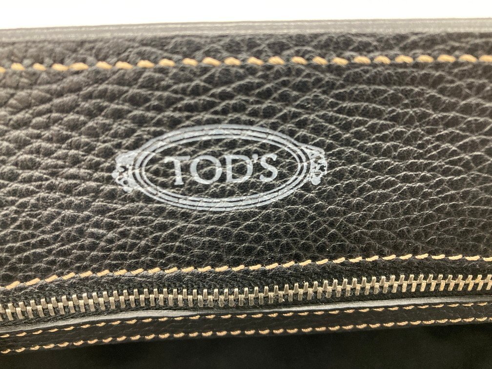 TOD'S トッズ レザー 2WAY ハンドバッグ 保存袋付き【CDAI7082】_画像8