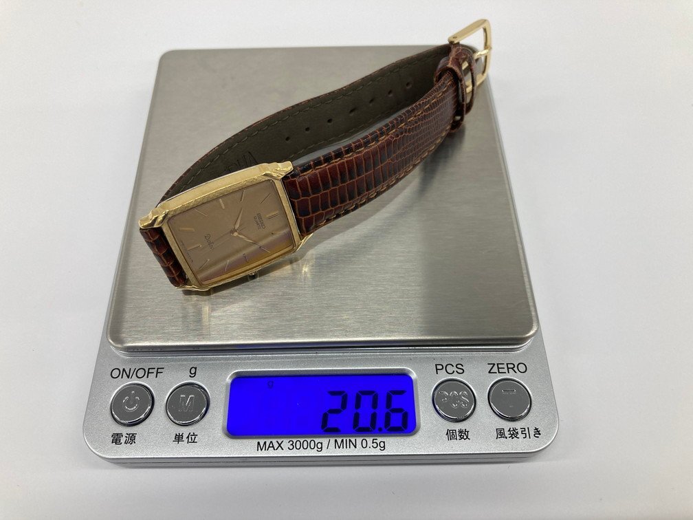 SEIKO セイコー 腕時計 ドルチェ 7731-5180 クオーツ 14K 総重量20.6ｇ【CDAK7014】の画像10