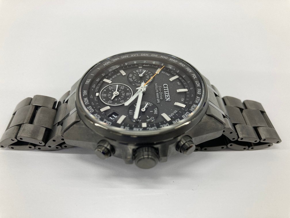 CITIZEN シチズン 腕時計 チタニウム アテッサ サテライトウェーブ F950-T024521 891020079 ソーラー【CDAK7056】_画像10