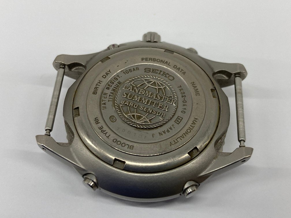 SEIKO セイコー ランドマスター 腕時計 7K32-0A10 不動品 本体のみ【CDAL7032】_画像6