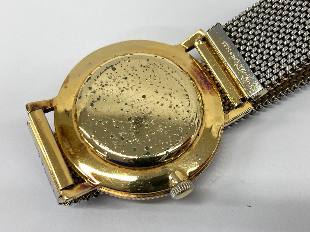 ORIENT オリエント 腕時計 コインウォッチ 手巻 GP ゴールド文字盤【CDAL7095】の画像5