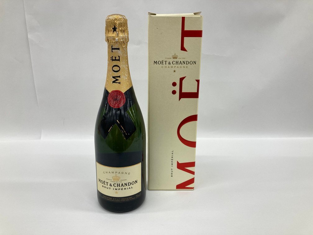 MOET & CHANDON モエ・エ・シャンドン シャンパン 750ml 総重量1642.3g 12% 箱付 未開栓 国外酒【CDAM7001】の画像1