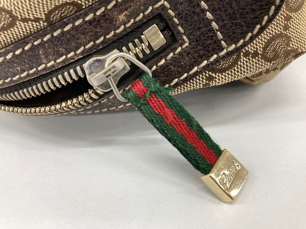 GUCCI　グッチ　GGキャンバス　シェリー　ミニボストンバッグ　161720.002058【CDAQ7043】_画像10