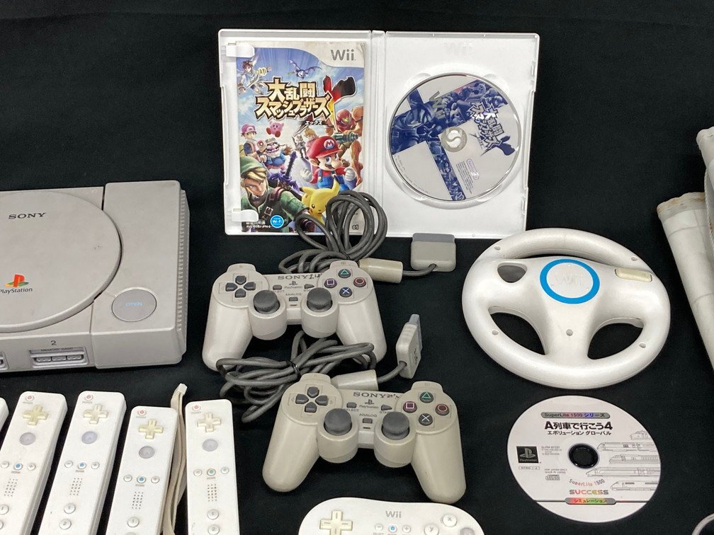 ゲーム機 Nintendo Wii 本体 RVL-001・アクセサリー/SONY PlayStation 本体 他 おまとめ ジャンク品【CDAQ8023】の画像3