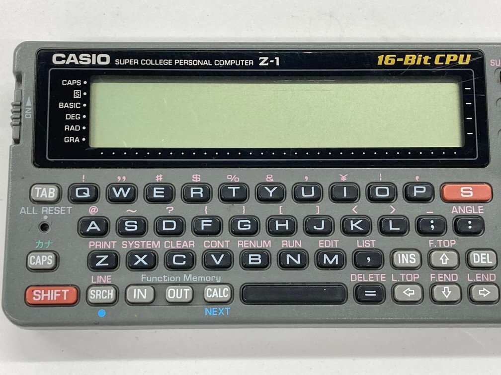 CASIO カシオ スーパーカレッジパーソナルコンピューター ポケコン Z1 通電未確認 【CDAR8006】の画像3