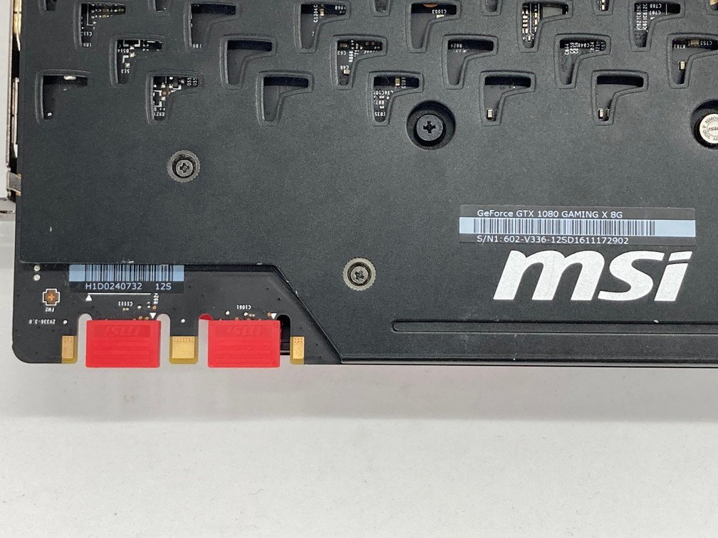 MSI グラフィックボード ビデオカード GeForce GTX 1080 GAMING X 8G 602 V336 12SD1611172902【CDAR8042】の画像5