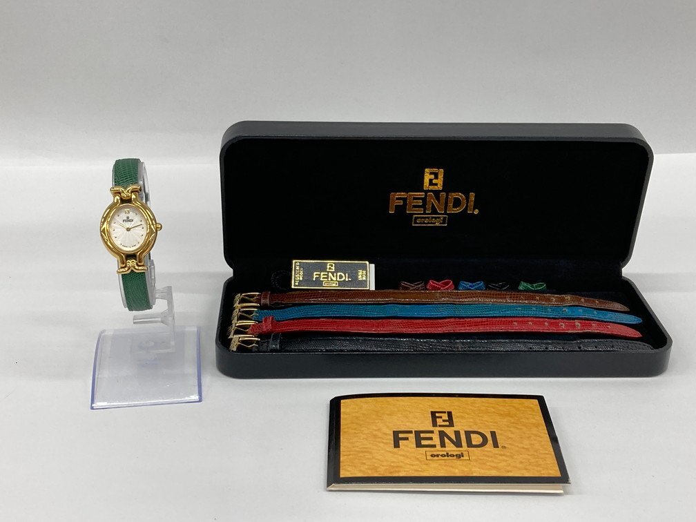 FENDI フェンディ 腕時計 640L チェンジベルト付き 箱・付属品付き【CDAS7058】の画像2