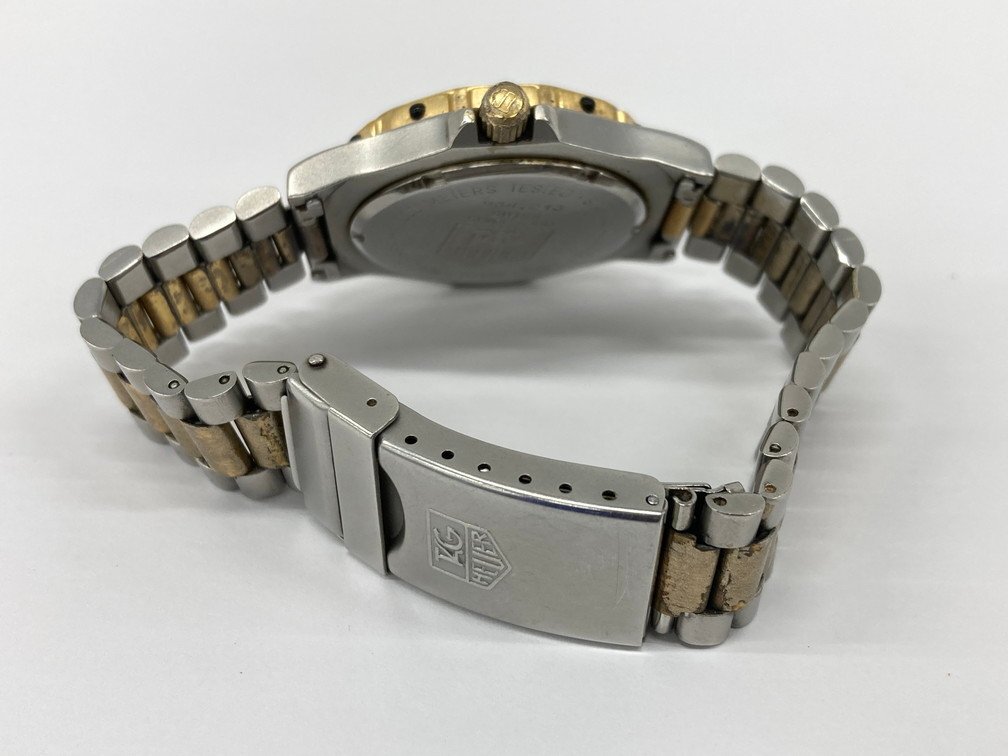 TAG HEUER タグホイヤー プロフェッショナル 腕時計 SS 934.213 クォーツ 不動品【CDAS7013】_画像4