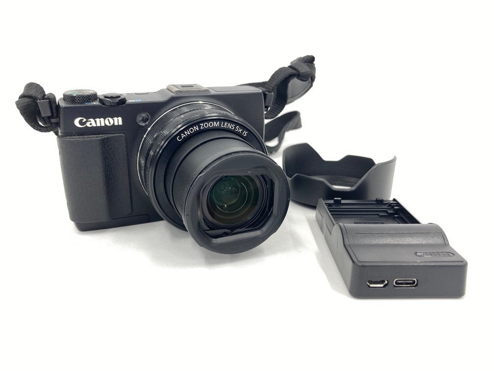 Canon キヤノン PowerShot G1X MarkⅡ 12.5-62.5mm 1:2.0-3.9 充電器付 デジタルカメラ【CDAR3004】の画像1