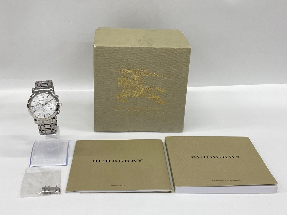 BURBERRY バーバリー 腕時計 SS BU1372 12789 クオーツ 箱・付属品付き 不動品【CDAS7018】の画像2