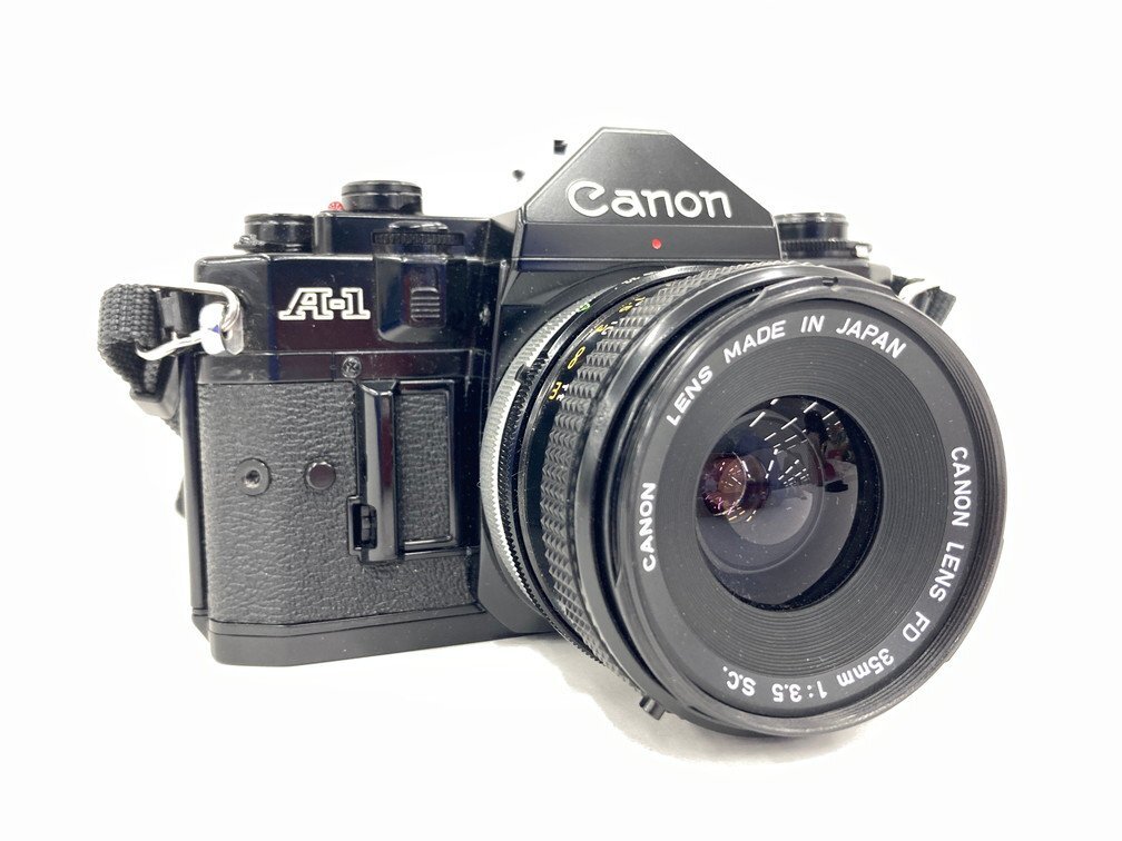 Canon キヤノン A-1 フィルムカメラ 一眼レフ / レンズ CANON LENS FD 35mm 1:3.5 S.C.【CDAR3010】の画像2