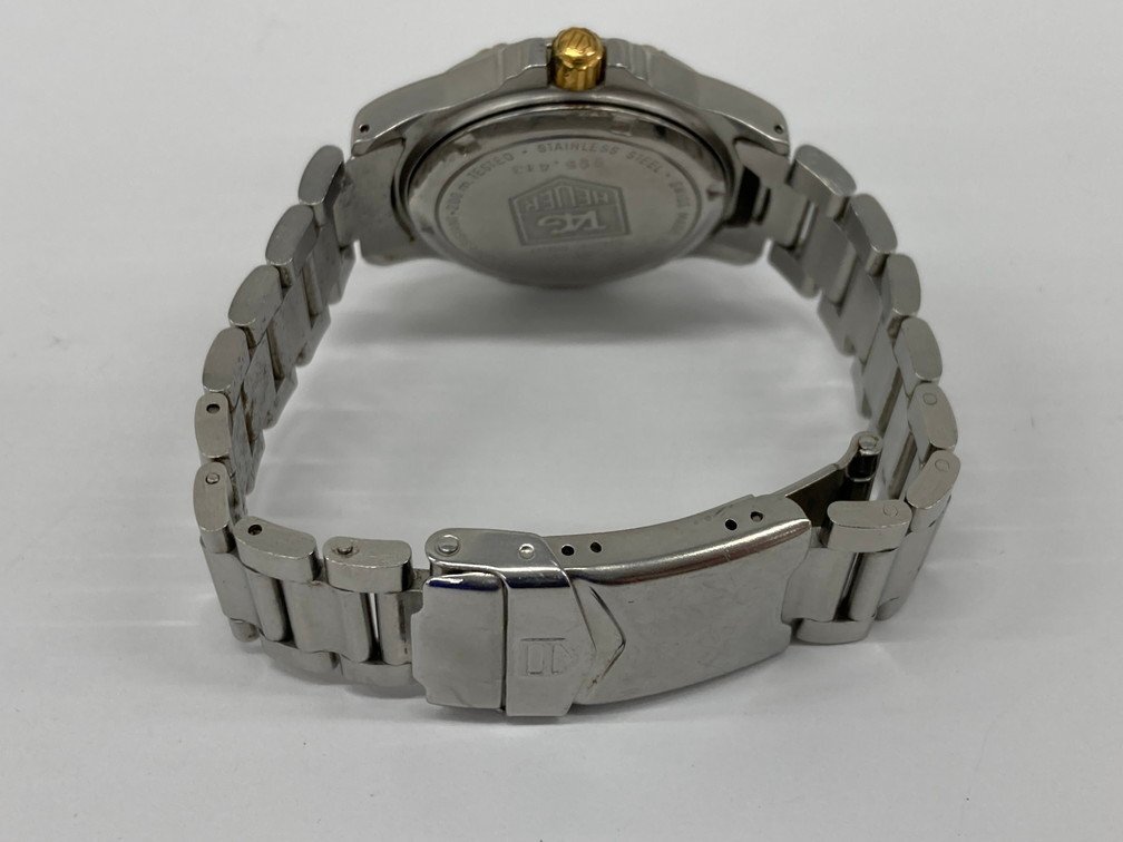 TAGHEUER タグホイヤー PROFESSIONAL プロフェッショナル 腕時計 SS GP 4000シリーズ デイト 995.413 クォーツ 【CDAS7038】の画像4