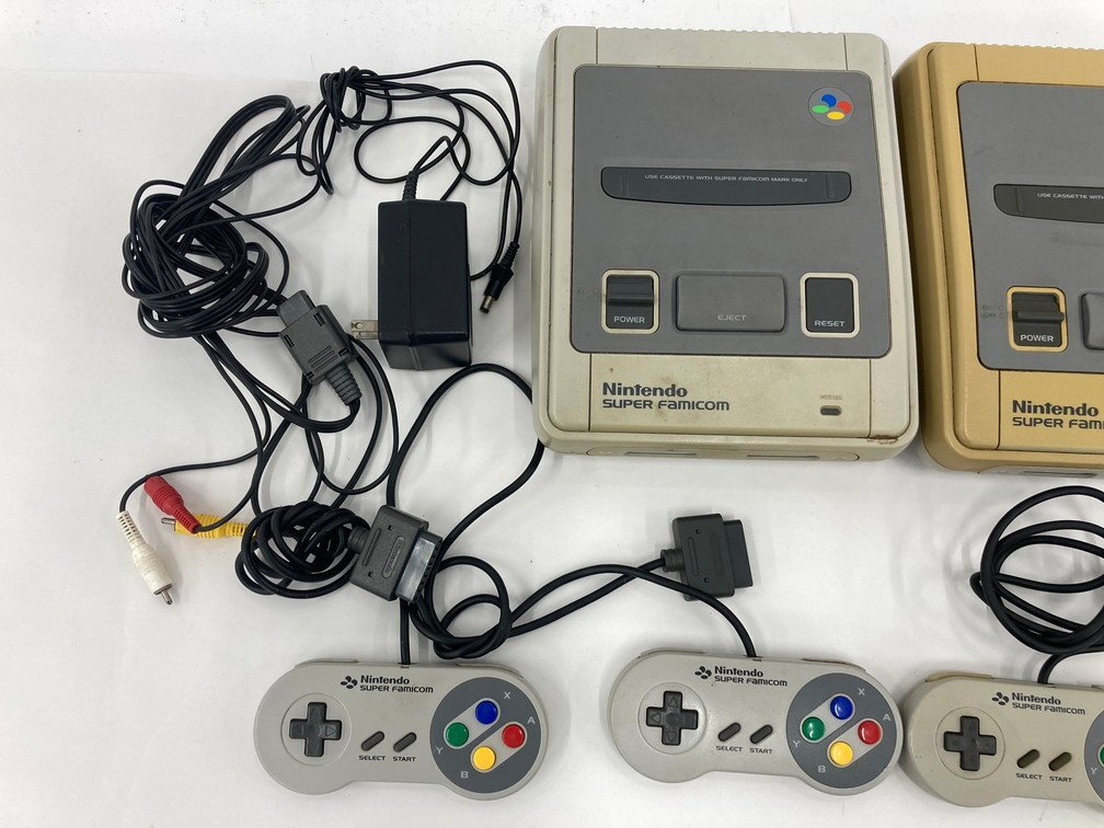 Nintendo 任天堂 スーパーファミコン 本体 SHVC-001・コントローラー・カセット 等 おまとめ【CDAS9004】の画像2