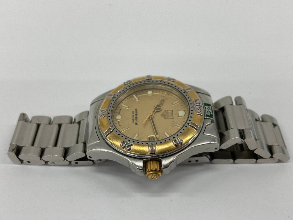 TAGHEUER タグホイヤー PROFESSIONAL プロフェッショナル 腕時計 SS GP 4000シリーズ デイト 995.413 クォーツ 【CDAS7038】の画像10