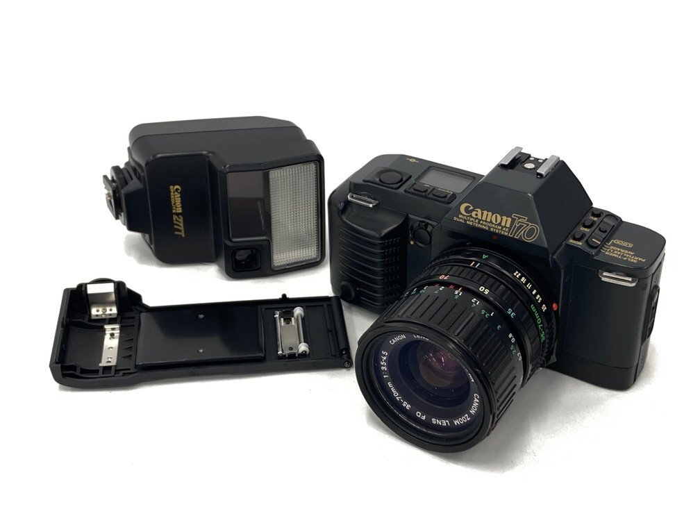 Canon T70 フィルムカメラ/レンズ/ストロボ セット 付属品あり【CDAU5023】の画像1