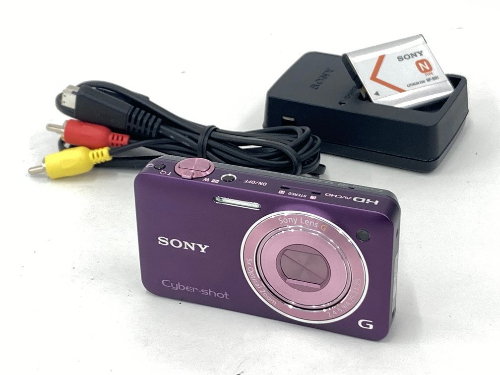 SONY Cyber-shot DSC-WX5 コンパクトデジタルカメラ 箱・付属品あり 通電〇【CDAU5008】の画像1