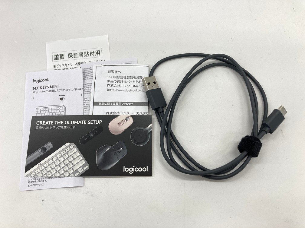 Logicool ロジクール キーボード 通電○ MX KEYS MINI YR0084 ワイヤレス【CDAV8024】の画像8