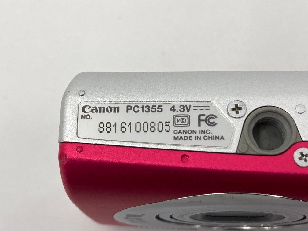 CANON キャノン コンパクトデジタルカメラ IXY 通電未確認 6.2-18.6mm 1：2.8-4.9 8816100805【CDAY3029】_画像6