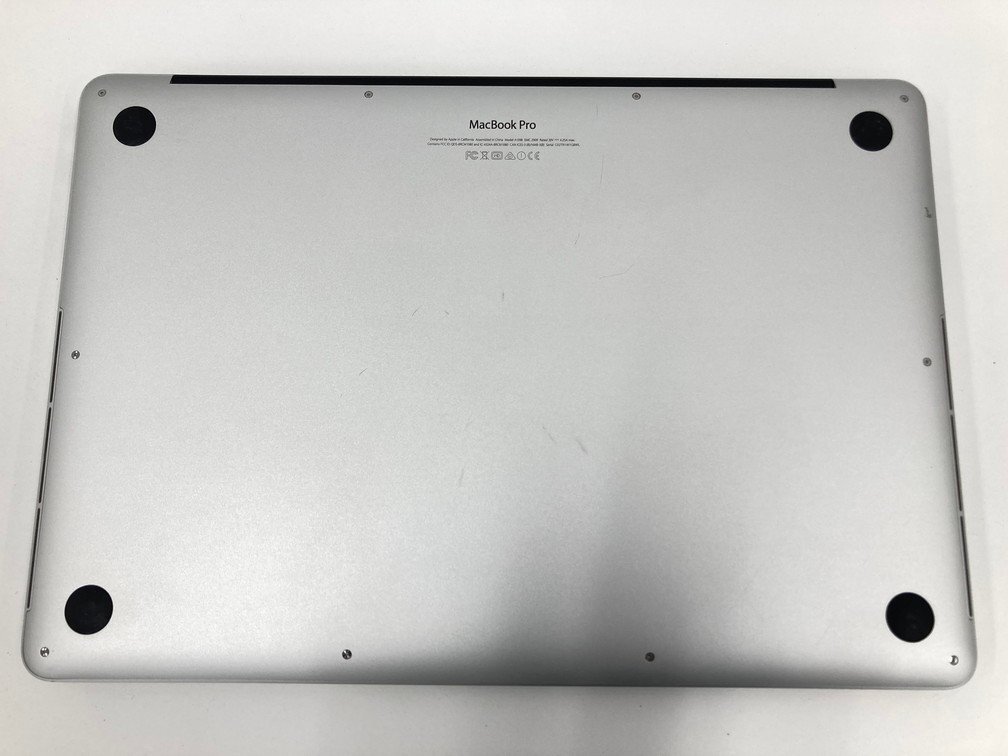 Apple　MacBook Pro　A1398　Retina/15-inch/Mid2015　16GB　512GB　Monterey　シルバー　初期化済み【CDAY3011】_画像6