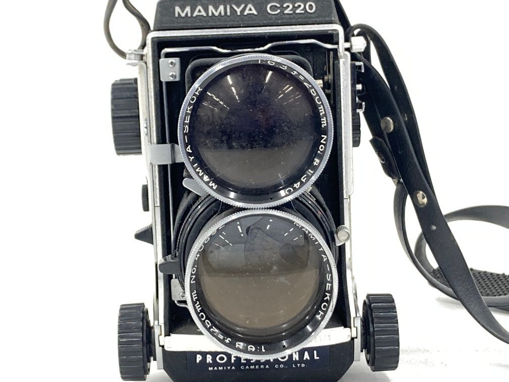 MAMIYA マミヤ フィルムカメラ 二眼 C220 プロフェッショナル 【CDAY3081】の画像3