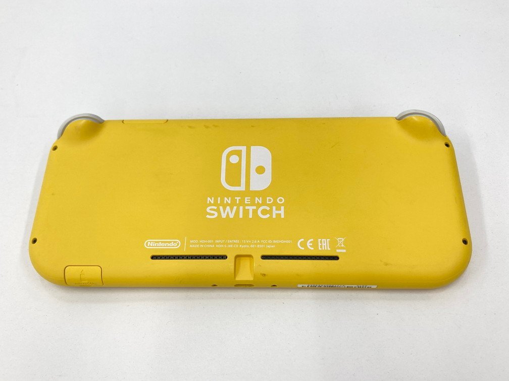 Nintendo Switch Lite　ニンテンドースウィッチライト　本体　HDH-001　初期化済　イエローカラー　電源コード付き【CDAZ5021】_画像3