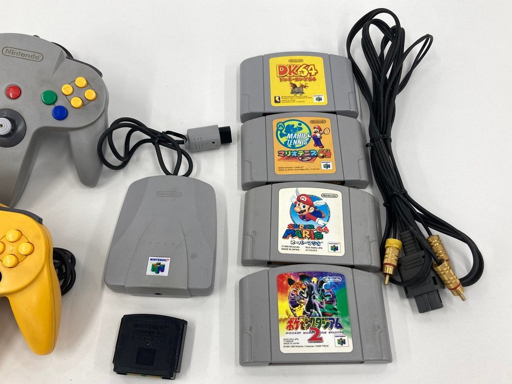 Nintendo 任天堂 NINTENDO64 本体 / コントローラー / ゲームソフト おまとめ セット【CDBA5001】