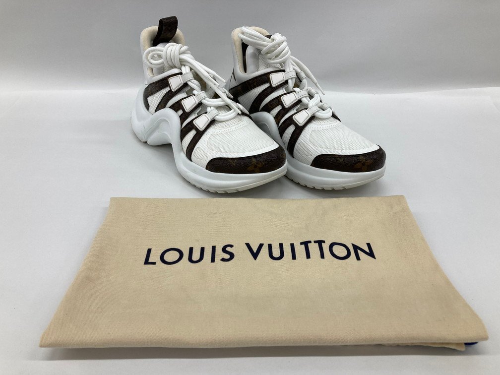 Louis Vuitton ルイヴィトン スニーカー NV 0252 袋付き 【CDBA7098】の画像1