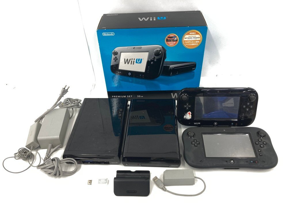 Nintendo 任天堂 Wii U 本体 2台 おまとめ セット【CDBA5006】_画像1