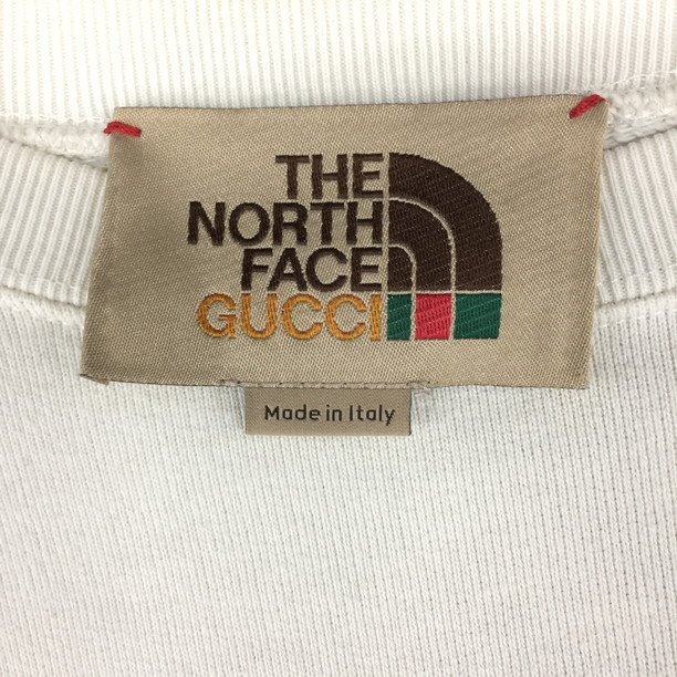 GUCCI グッチ THE NORTH FACE ノースフェイス コラボ トレーナー Sサイズ【CDAD5085】の画像4