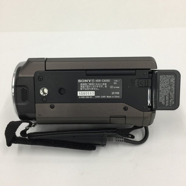 SONY ソニー ビデオカメラ 通電未確認 HDR CX680 5080593【CDAG2020】の画像4