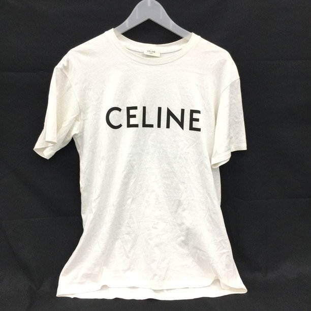 CELINE セリーヌ Tシャツ XXS 白 【CDAH5089】の画像1