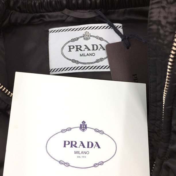 PRADA プラダ シャーリング ダウンジャケット サイズ38【CDAI5052】の画像4