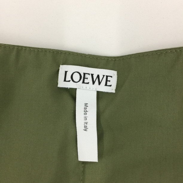 LOEWE ロエベ スカート 緑色 サイズ36 S2195230FA 4160 380【CDAQ5044】の画像4