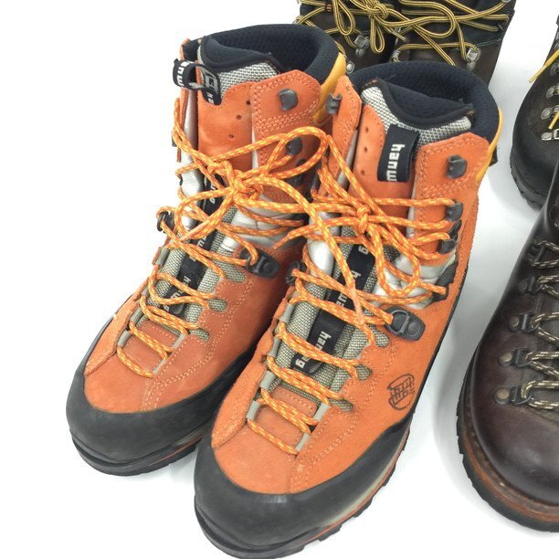 登山靴 おまとめ 4点 AKUなど 黒・ブラウン・オレンジ【CDAC5001】の画像4