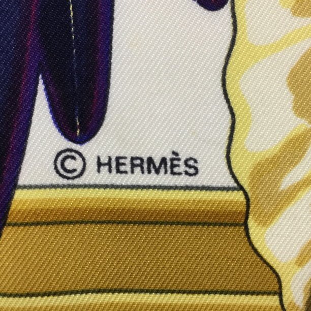 HERMES エルメス スカーフ カレ90 Les Perroquets detail【CDBA1021】の画像6