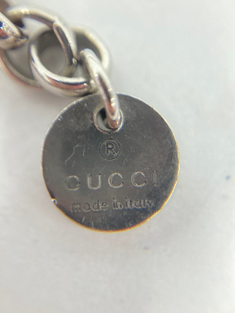 GUCCI Gucci Gucci ghost necklace silver 925 gross weight 10.0g box attaching [CDAU5030]