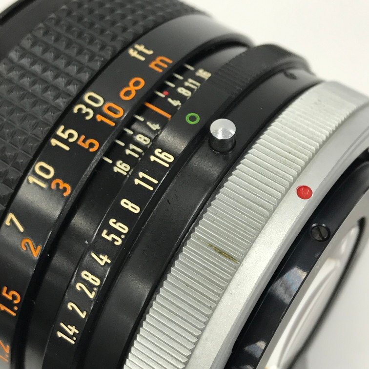 Canon キヤノン　高級単焦点カメラレンズ　FD 50mm 1:1.4 S.S.C【CCBD5026】_画像7