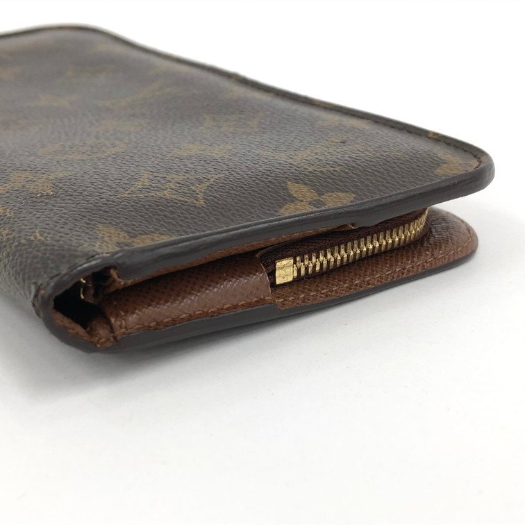 LOUIS VUITTON ルイ ヴィトン 長財布 モノグラム ポルトフォイユ・アンソリット M60042/CA3152 保存袋あり【CCBC3015】_画像4