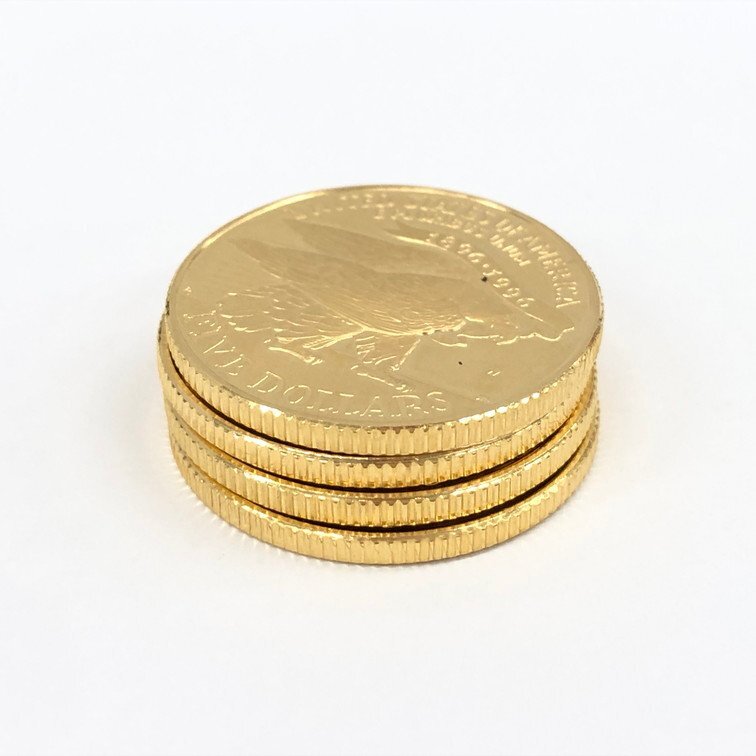 K21.6 アトランタオリンピック記念金コイン 4点おまとめ 総重量33.2g【CCBB6061】の画像3
