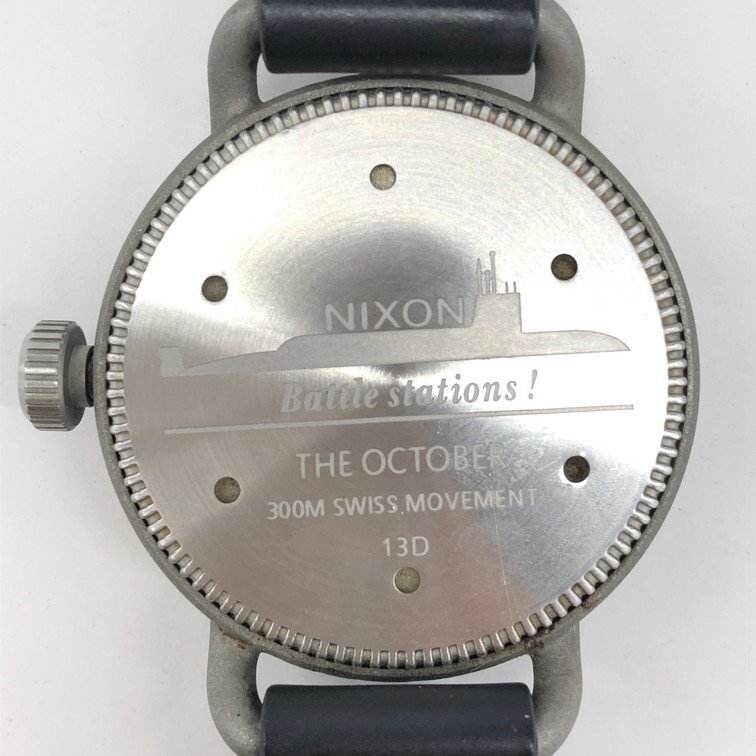 NIXON ニクソン 腕時計 不動品 オクトーバー 13D【CDAA7027】の画像5